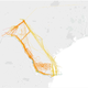 Drones surveilling the southern border. Data courtesy of Radarbox.com